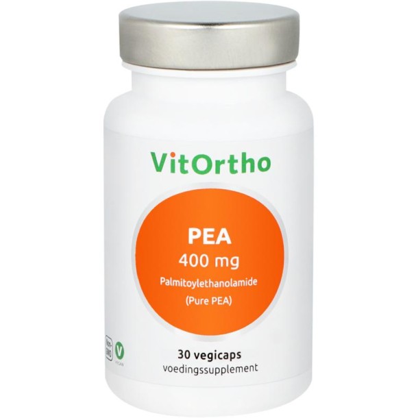 Vitortho PEA 400 mg palmitoylethanolamide (30 Vegetarische capsules)