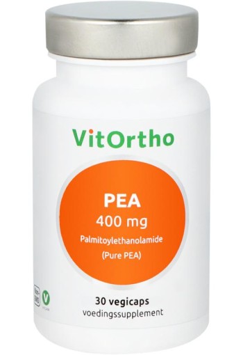 Vitortho PEA 400 mg palmitoylethanolamide (30 Vegetarische capsules)