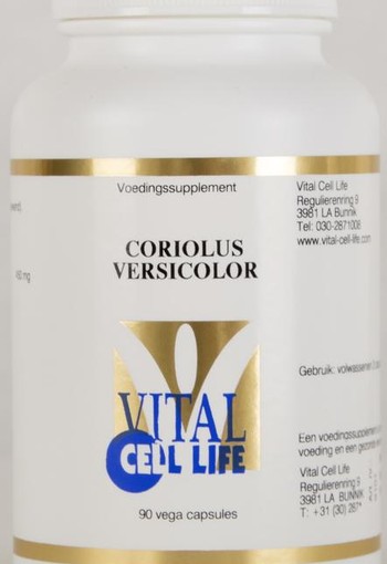 Vital Cell Life Coriolus versicolor (90 Vegetarische capsules)