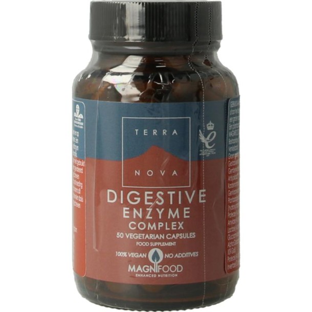 Terranova Digestive enzyme complex (50 Vegetarische capsules)