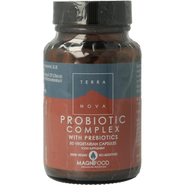 Terranova Probiotic complex with prebiotics (50 Vegetarische capsules)