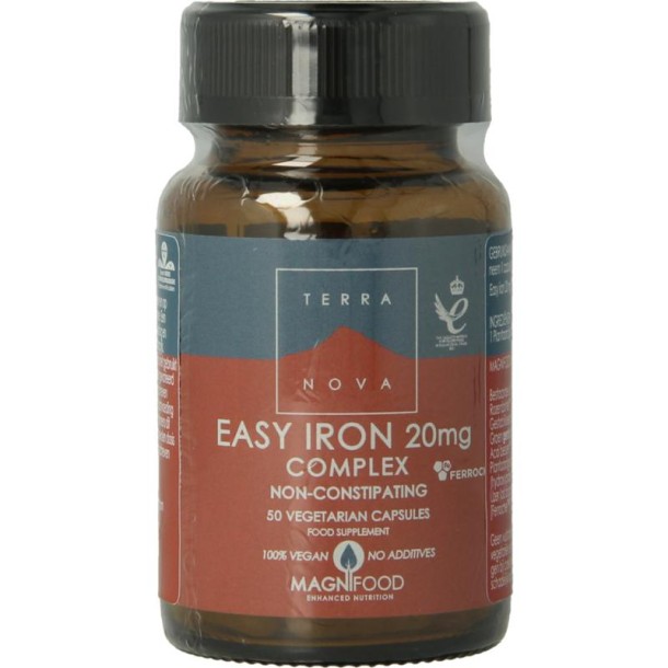 Terranova Easy iron 20 mg complex (50 Vegetarische capsules)