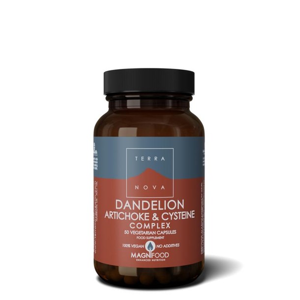 Terranova Dandelion artichoke & cyste complex (50 Vegetarische capsules)