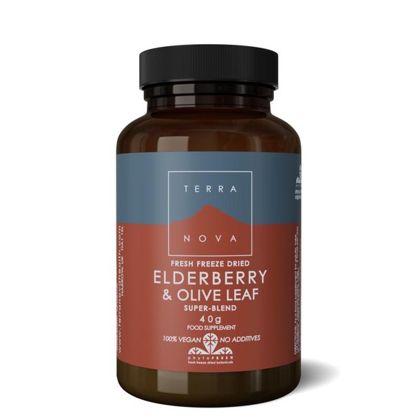 Terranova Elderberry & olive leaf blend (40 Gram)