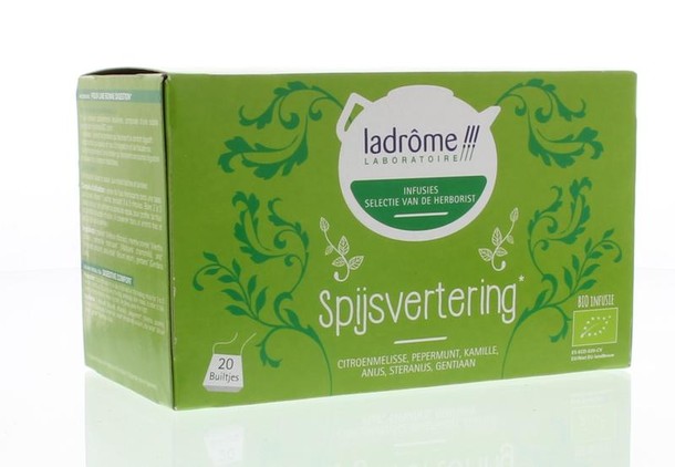 Ladrome Spijsvertering kruidenthee 1.5 gram bio (20 Zakjes)