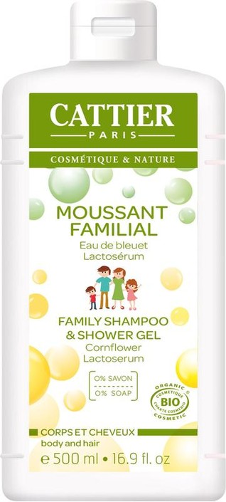 Cattier Family shampoo en showergel (500 Milliliter)