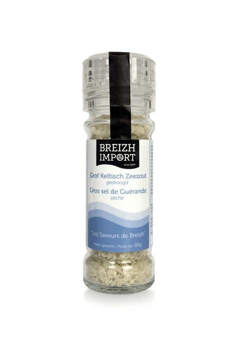 Breizh Import Grof keltisch zeezout gedroogd strooimolen (85 Gram)