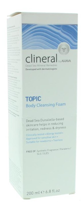 Ahava Clineral topic body cleansing foam (200 Milliliter)