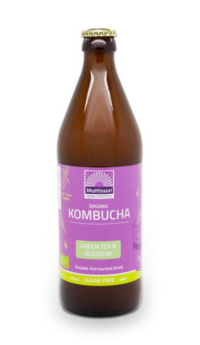 Mattisson Kombucha green tea - blossom bio (500 Milliliter)