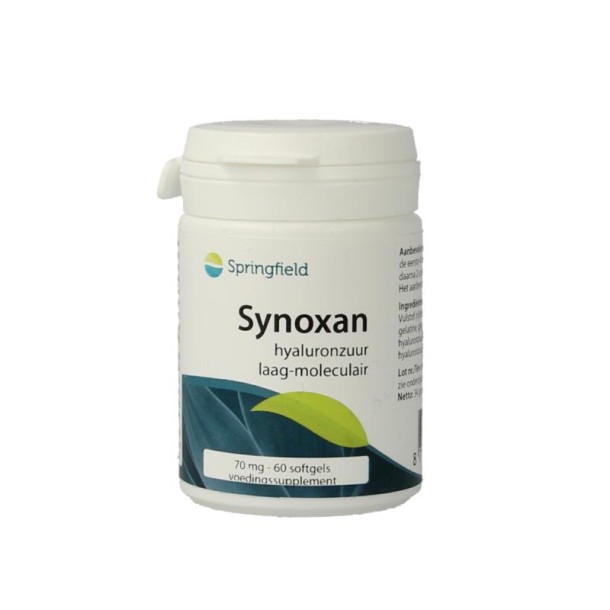Springfield Synoxan hyaluronzuur low-molec 70 mg (60 Softgels)