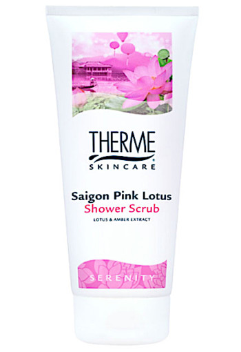 Ther­me Sai­gon pink lo­tus shower scrub  200 ml