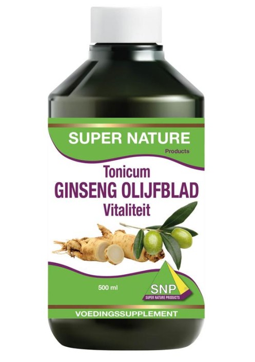 SNP Ginseng olijfblad tonicum (500 Milliliter)