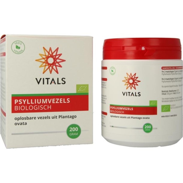 Vitals Psylliumvezels bio (200 Gram)