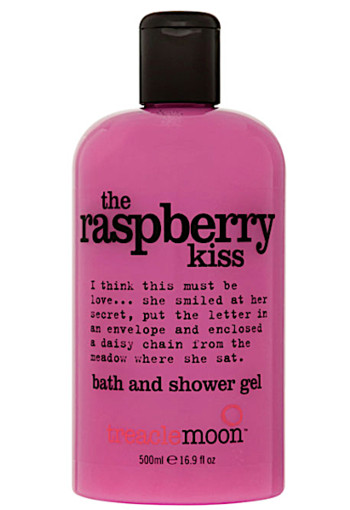 Tre­a­cle­moon The rasp­ber­ry kiss bath and shower gel  500 ml