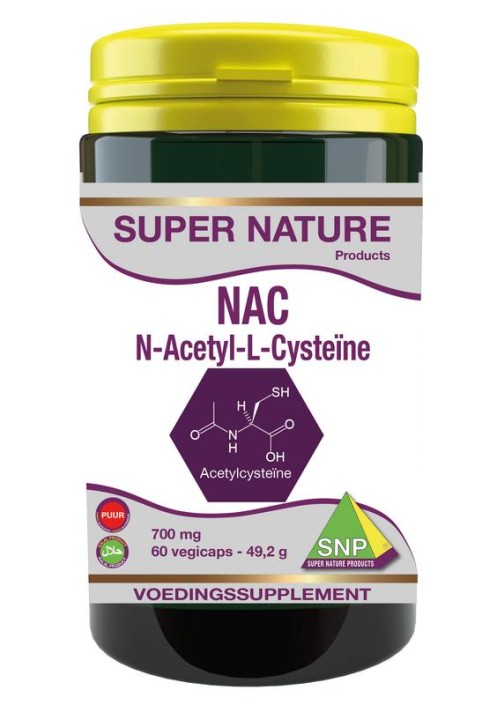 SNP N-acetyl L-cysteine 700mg puur (60 Capsules)