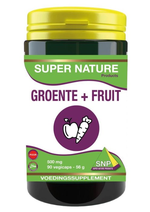 SNP Groente & fruit 500mg puur (90 Capsules)