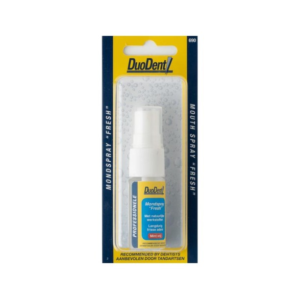 Duodent Mondspray fresh mintvrij (11 Milliliter)