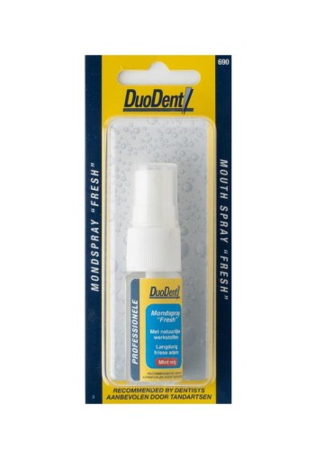 Duodent Mondspray fresh mintvrij (11 Milliliter)