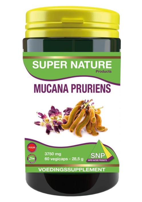 SNP Mucuna pruriens extra forte 3750mg puur (60 Capsules)