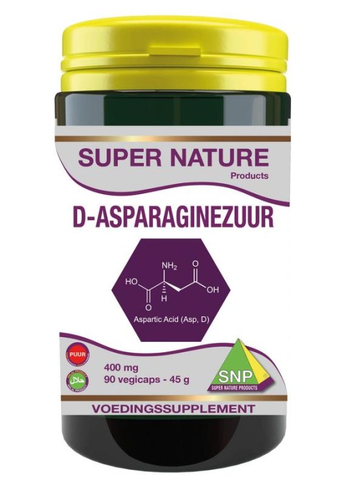 SNP D-Asparaginezuur 400mg puur (90 Vegetarische capsules)