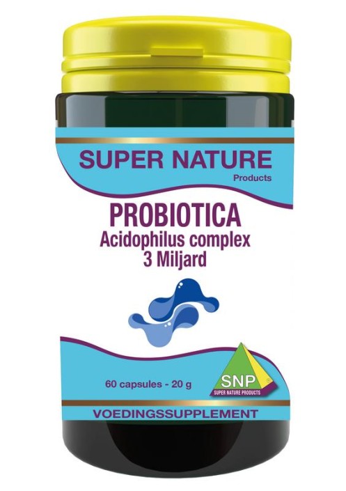 SNP Probiotica acidophilus complex 3 miljard (60 Capsules)