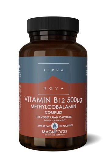 Terranova Vitamine B12 500 mcg complex (100 Capsules)