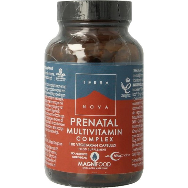 Terranova Prenatal multivitamin complex (100 Vegetarische capsules)