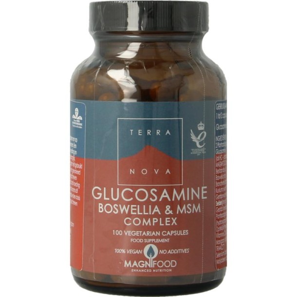 Terranova Glucosamine boswellia & MSM complex (100 Vegetarische capsules)