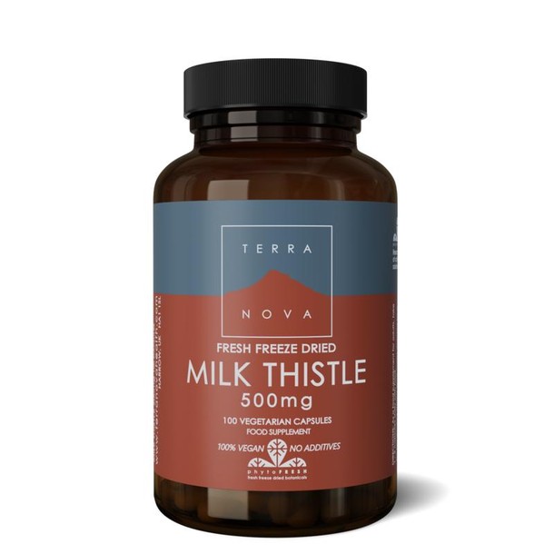 Terranova Milk thistle 500mg (100 Vegetarische capsules)