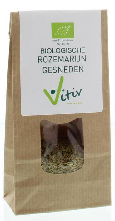 Vitiv Rozemarijn gesneden bio (25 Gram)