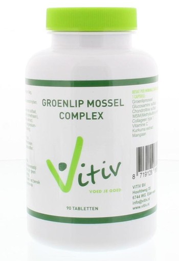 Vitiv Groenlipmossel complex (90 Tabletten)