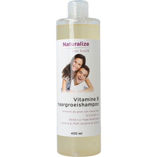 Naturalize Shampoo vitamine B haargroei (400 Milliliter)
