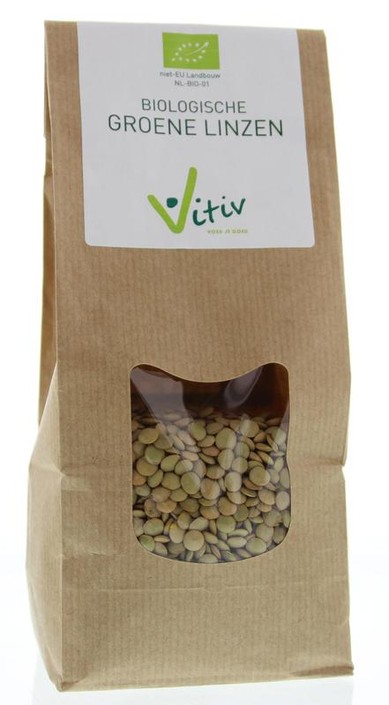 Vitiv Groene linzen bio (500 Gram)