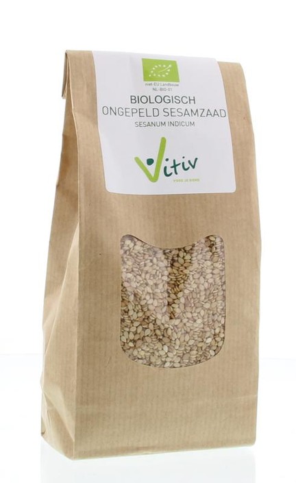 Vitiv Sesamzaad ongepeld bio (250 Gram)