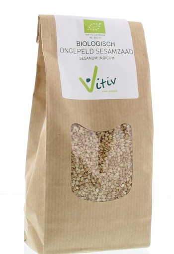 Vitiv Sesamzaad ongepeld bio (250 Gram)
