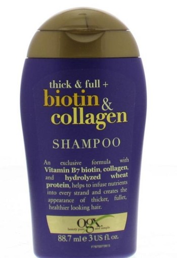 OGX Shampoo thick and full collagen (89 Milliliter)