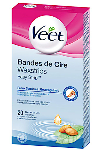 Veet Was­strips ge­voe­li­ge huid 20 stuks