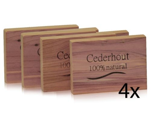 Beautylin Cederhout ladenblok 100% natuurlijk (4 Stuks)