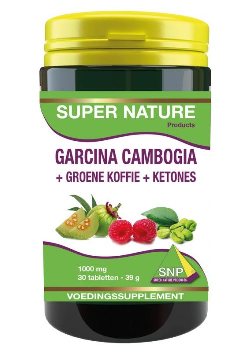 SNP Garcinia + groene koffie + ketones (30 Tabletten)