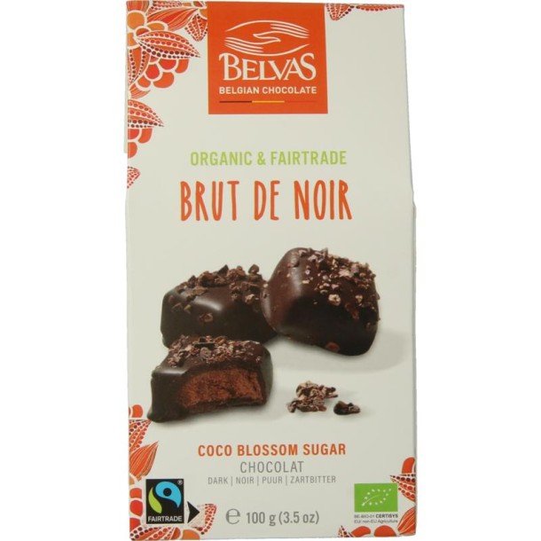 Belvas Brut de noir 82% bio (100 Gram)