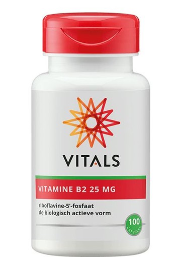 Vitals Vitamine B2 riboflavine 5 fosfaat (100 Capsules)