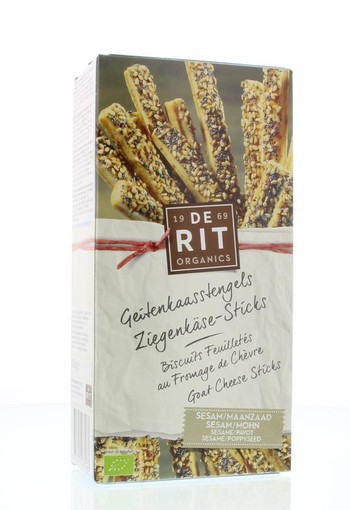 De Rit Sesam geitenkaas stengel bio (100 Gram)