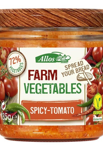 Allos Farm vegetables pittige tomaat bio (135 Gram)