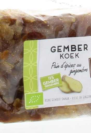 De Rit Kruidige gemberkoek bio (250 Gram)