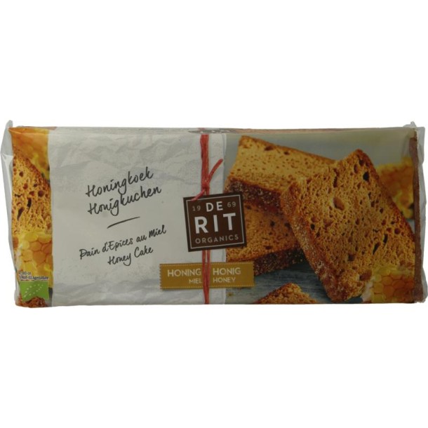 De Rit Volkoren honingkoek bio (500 Gram)