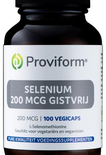 Proviform Selenium 200 mcg gistvrij (100 Vegetarische capsules)