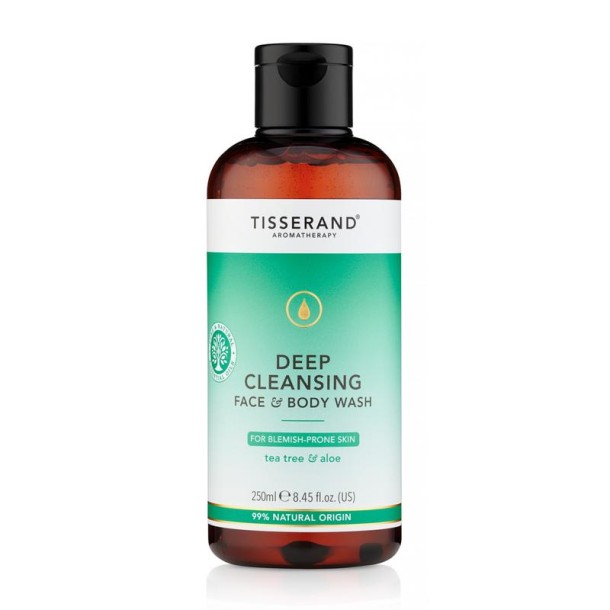 Tisserand Face & body wash tea tree & aloe deep cleansing (250 Milliliter)