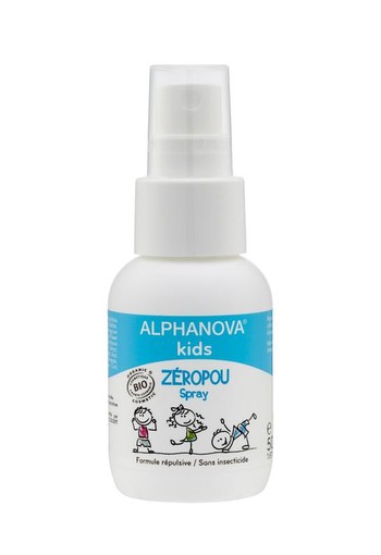 Alphanova Kids Zeropou spray preventie hoofdluis (50 Milliliter)