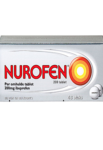 Nurofen 200mg Ibuprofen Pijnstillers 48 stuks