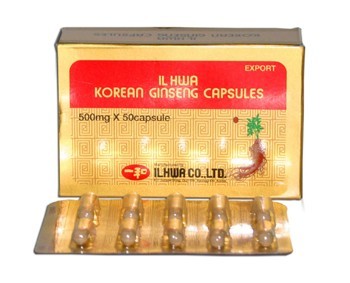 Ilhwa Korean ginseng capsule (50 Capsules)